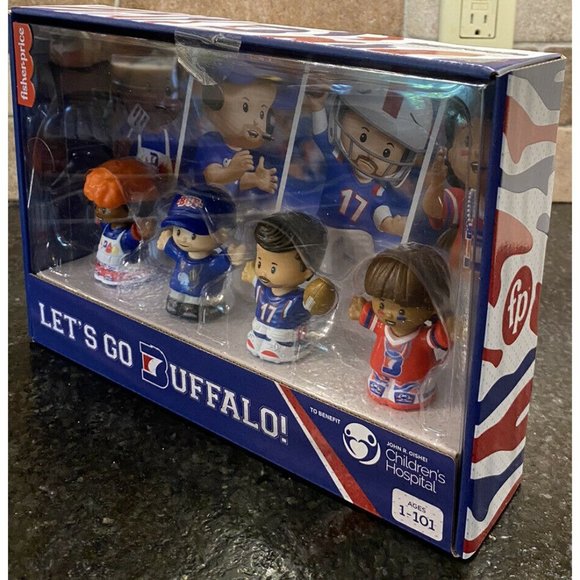 FisherPrice Toys Fisher Price Lets Go Buffalo Bills Limited Edition Collector Little People